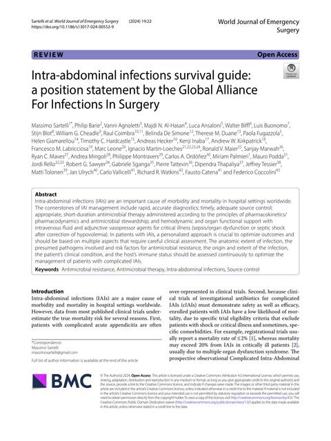 Intra abdominal infections survival guide a positi