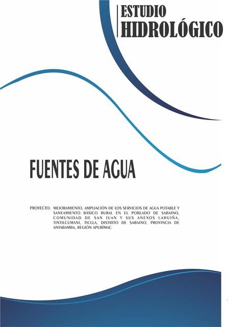 Fuentes de Agua 