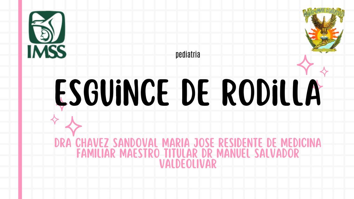 ESGUINCE DE RODILLA