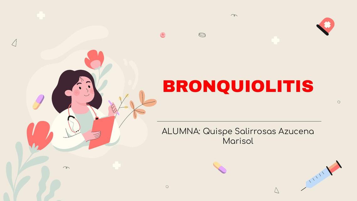 BRONQUIOLITIS