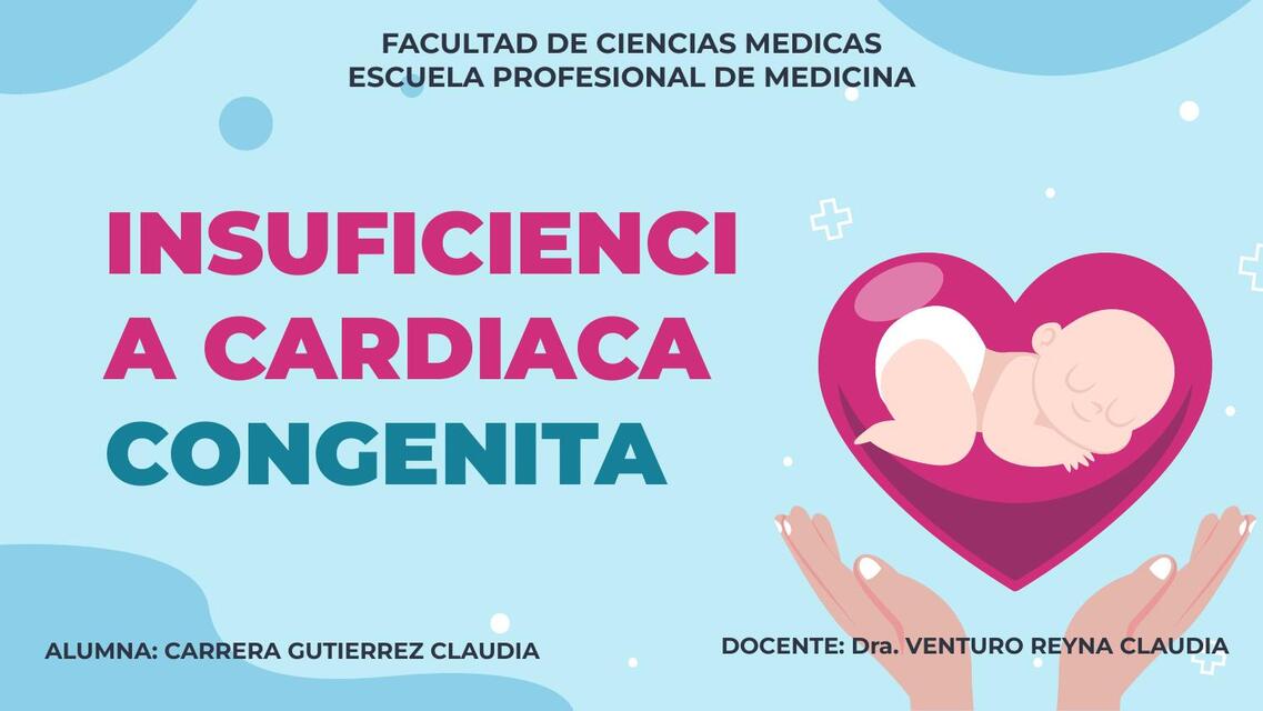 Insuficiencia Cardiaca Congenita pptx