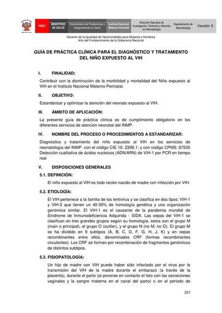 25 GUÍA DE PRÁCTICA CLÍNICA PARA EL DIAGNÓSTICO Y