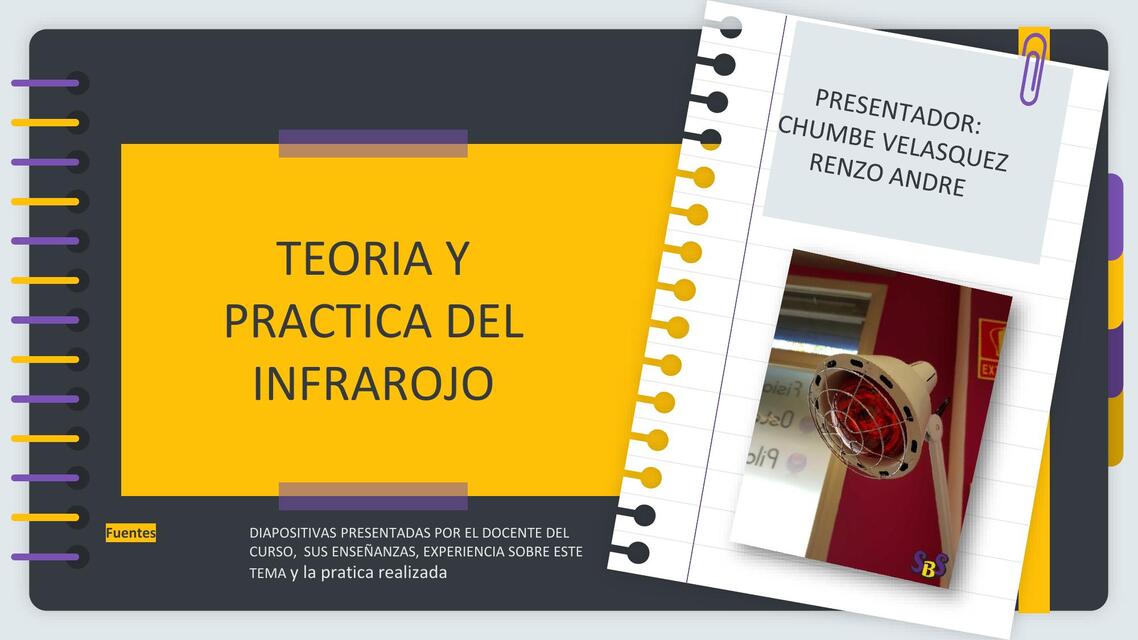 TEORIA Y PRACTICA DEL INFRAROJO