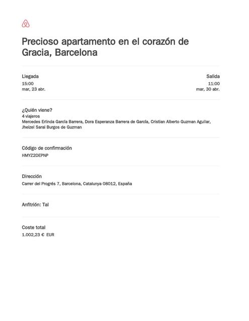 Tu itinerario de Airbnb 2