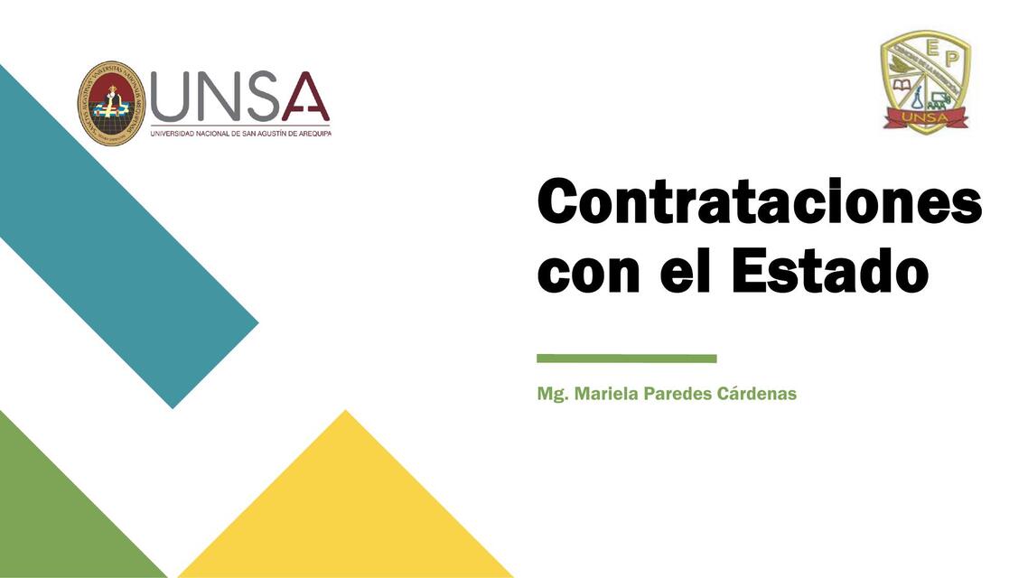 Tema 10 Contrataciones con el Estado