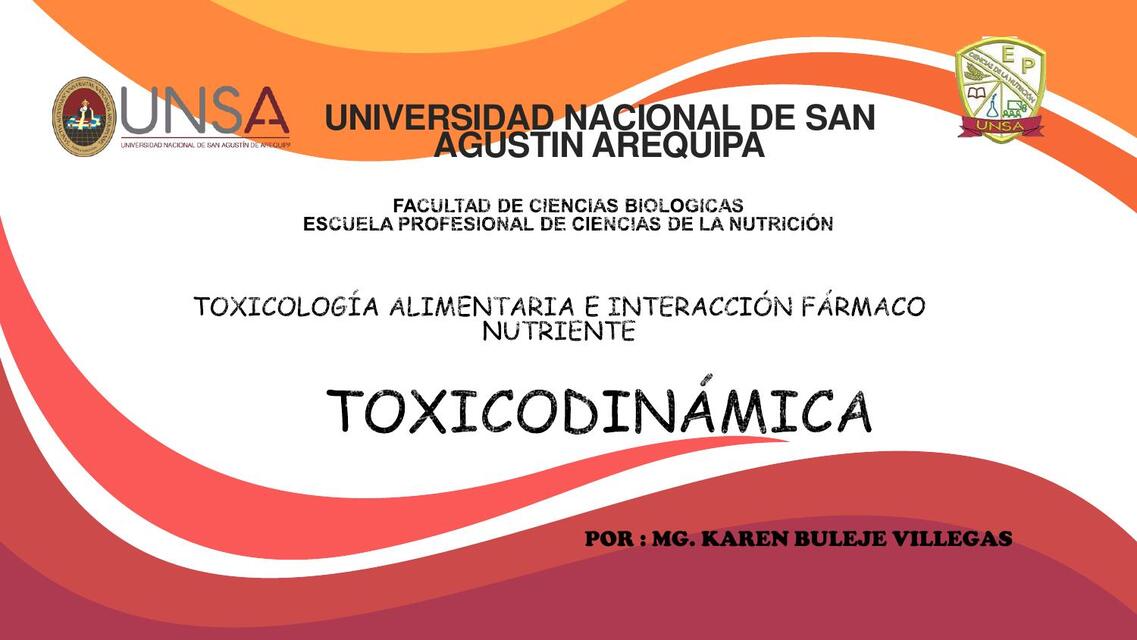 7 1 toxicodinamica