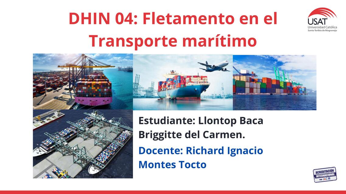 Fletamiento en el transporte marítimo