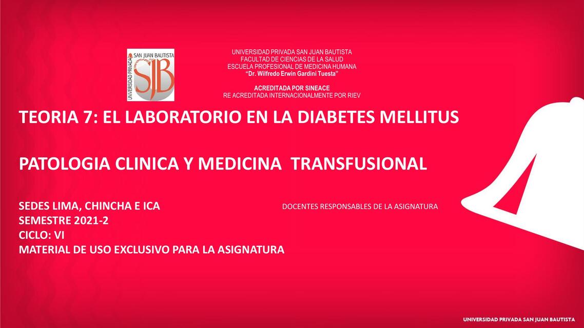 CLASE TEORICA DIABETES