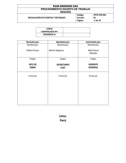 MANUAL DE PROCEDIMIENTO