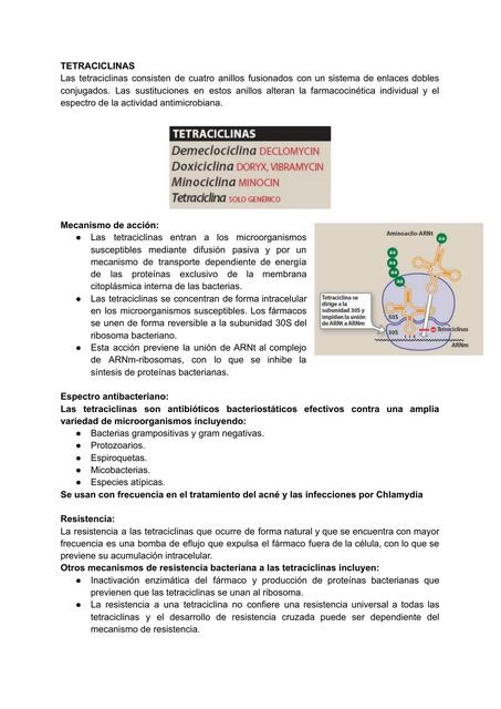 TETRACICLINAS