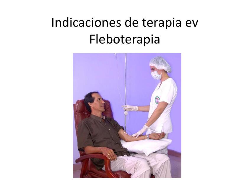 Indicaciones de Sueroterapia