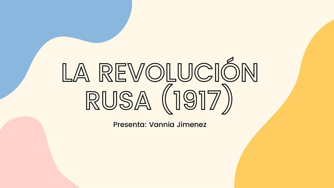 La revolucion rusa