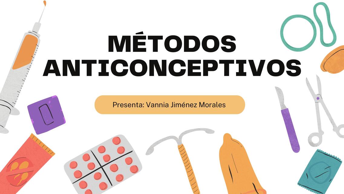 Métodos Anticonceptivos