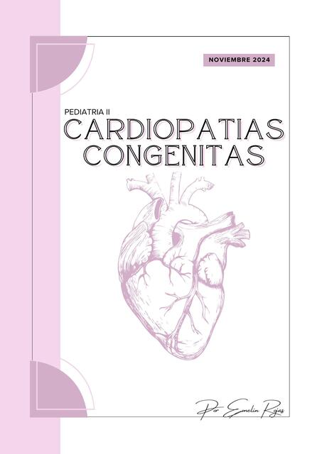 Cardiopatías congénitas