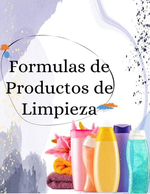 A 08 Formulas 2 Productos de Limpieza 1