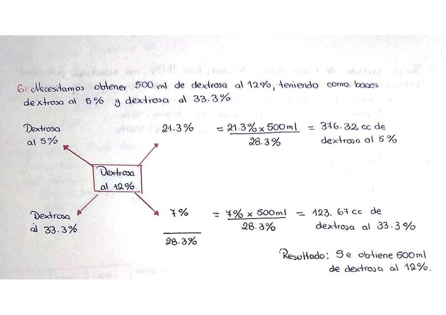 CONVERSION DE DEXTROSA