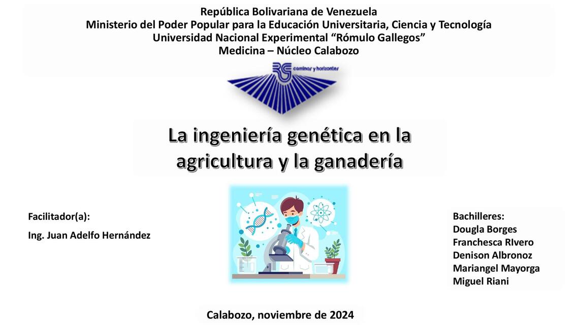 Ing genetica presentacion 1