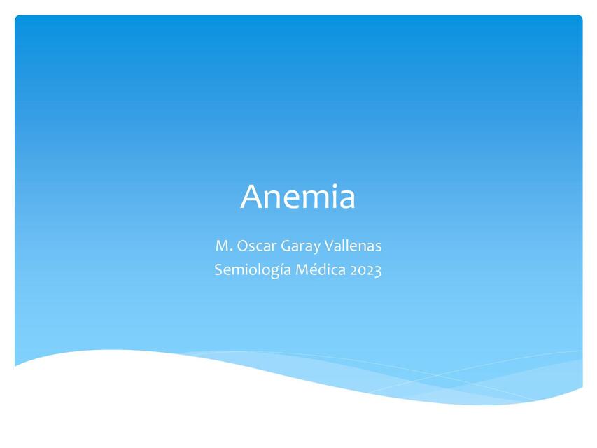 Anemia