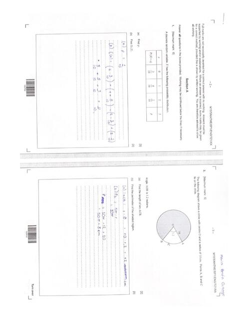 Matematicas prueba 1 Mayo 2015