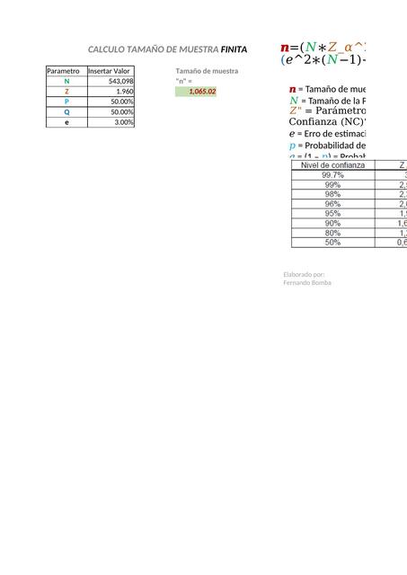 Calculo Tamaño de Muestra V2