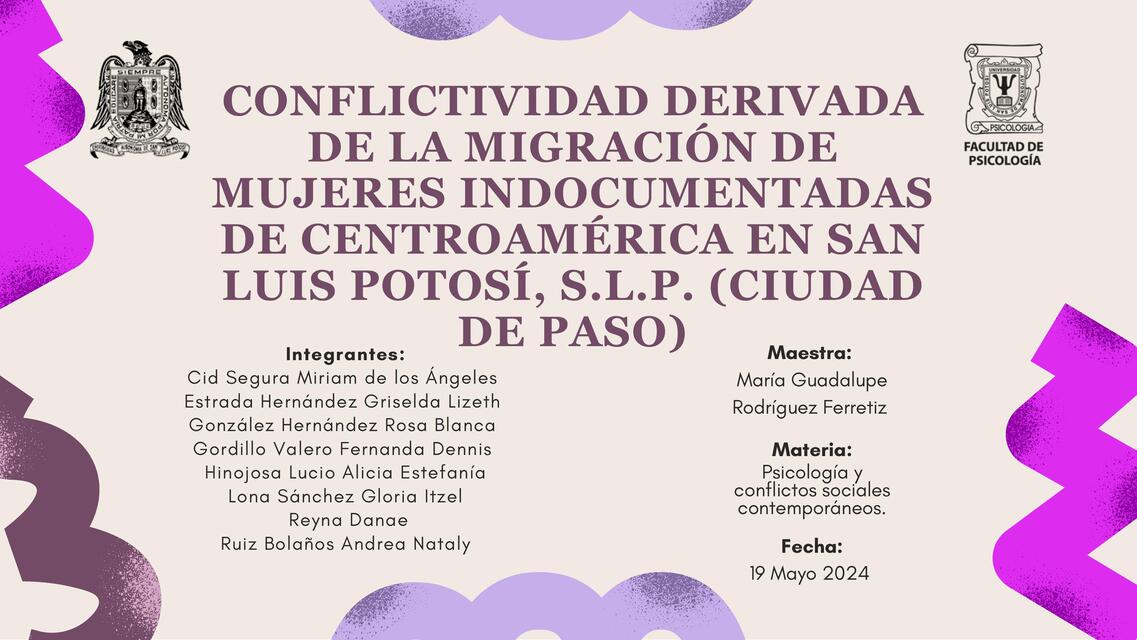 Migración:Conflictos sociales