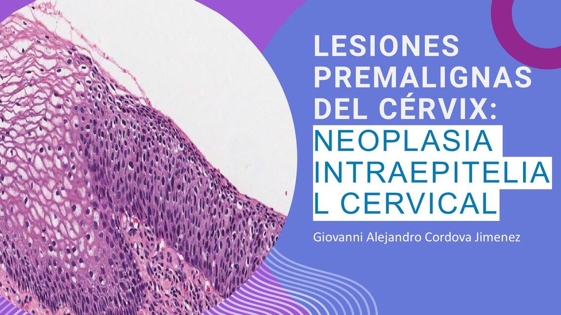 lesiones cervicales