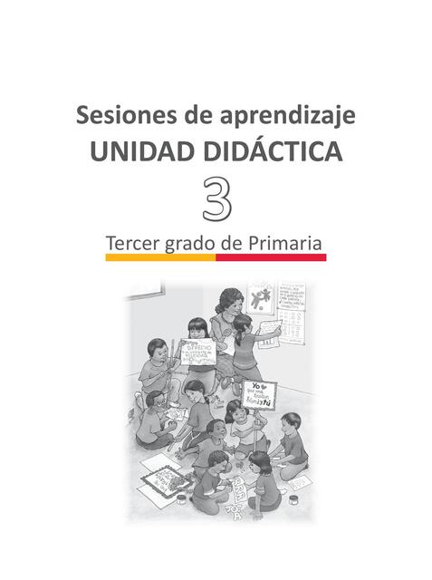 Sesiones de aprendizaje tercer grado de primaria