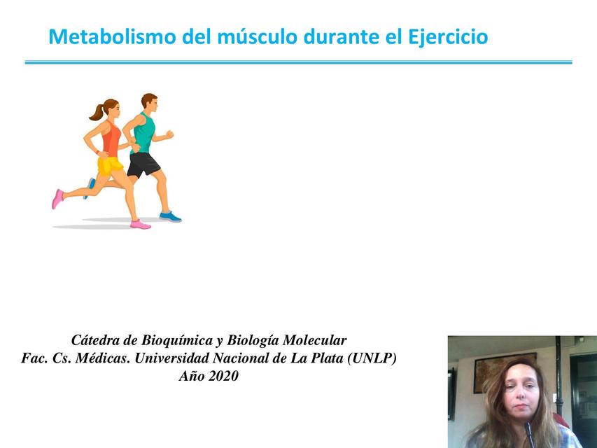 Metabolismo del músculo durante el Ejercicio 3