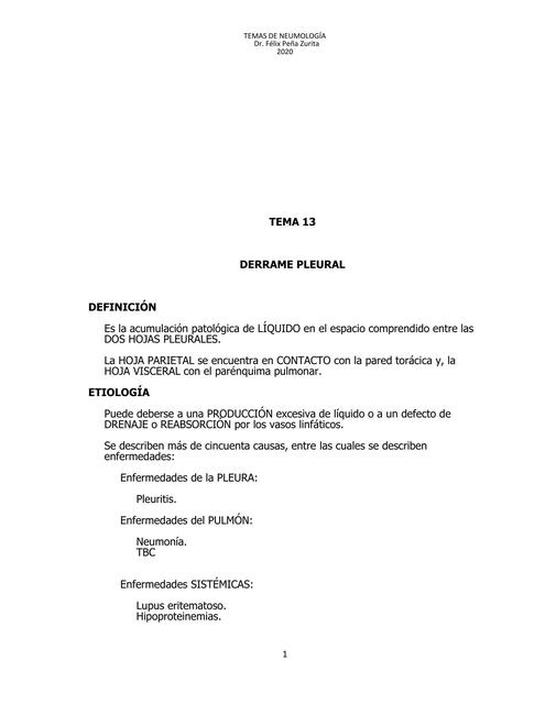 Derrame pleural