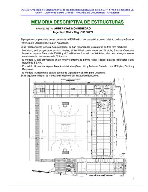 2 Mem Descrip Estructuras AGUA DULCE