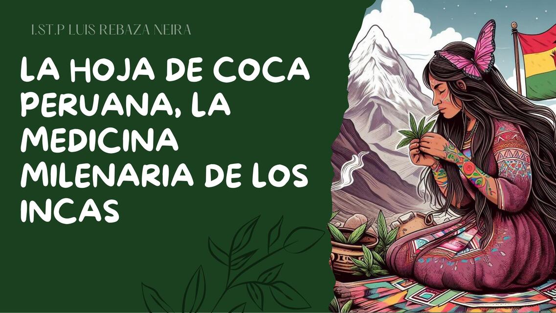 LA HOJA DE COCA PERUANA LA MEDICINA MILENARIA DE LOS INCAS