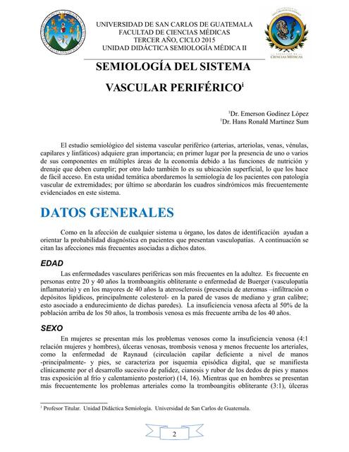 SEMIOLOGIA DEL SISTEMA