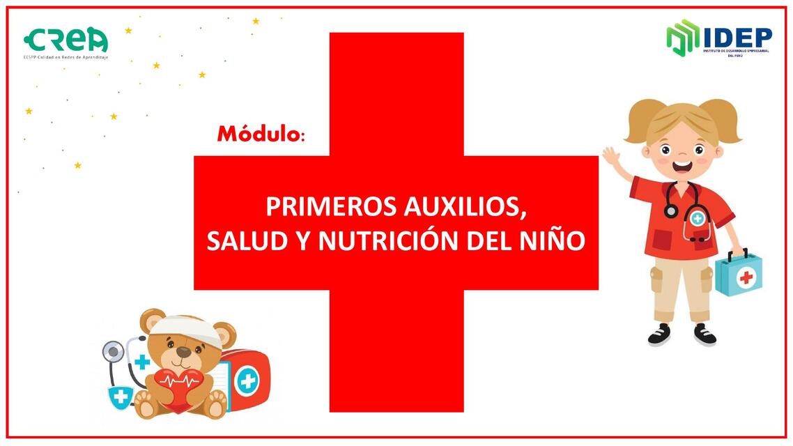 PRIMEROS AUXILIOS SALUD Y NUTRICION DEL NIÑO