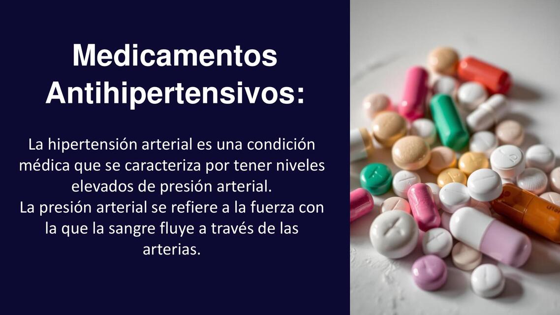 MEDICAMENTOS ANTIHIPERTENSIVOS