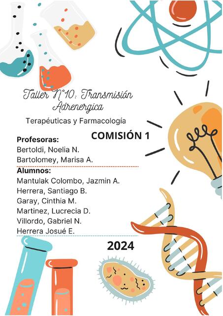 TP N 10 farmacologia y terapeuticas