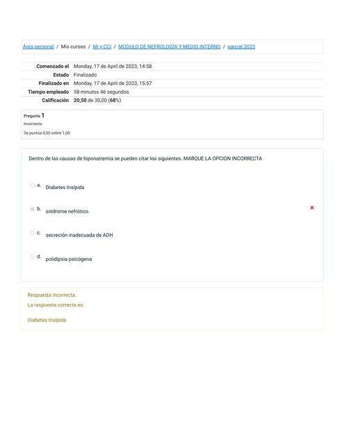 PREGUNTAS modulo renal clinica 1