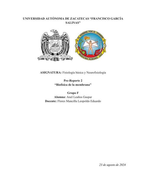 Fisiología Reporte 1 Anel Leaños Gaspar docx 1