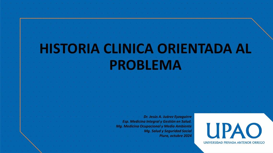 HC orientada al problema