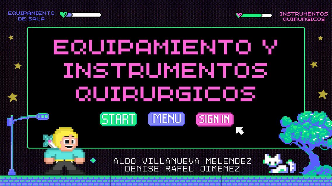 Equipamiento e instrumentos quirúrgicos