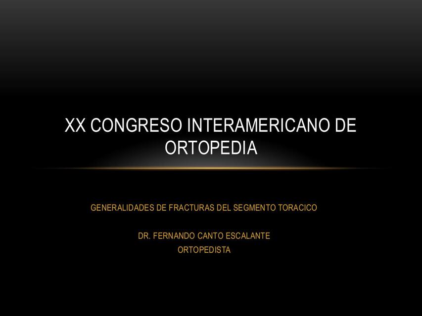 XX CONGRESO INTERAMERICANO DE PEDIATRIA