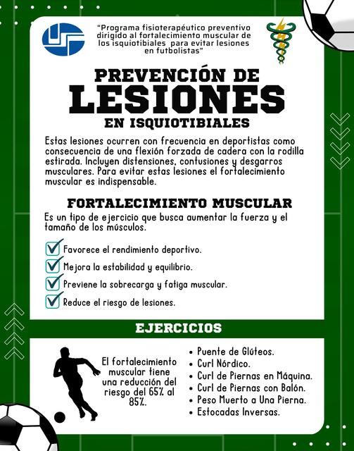 Prevención de lesiones EN LOS ISQUIOTIBIALES