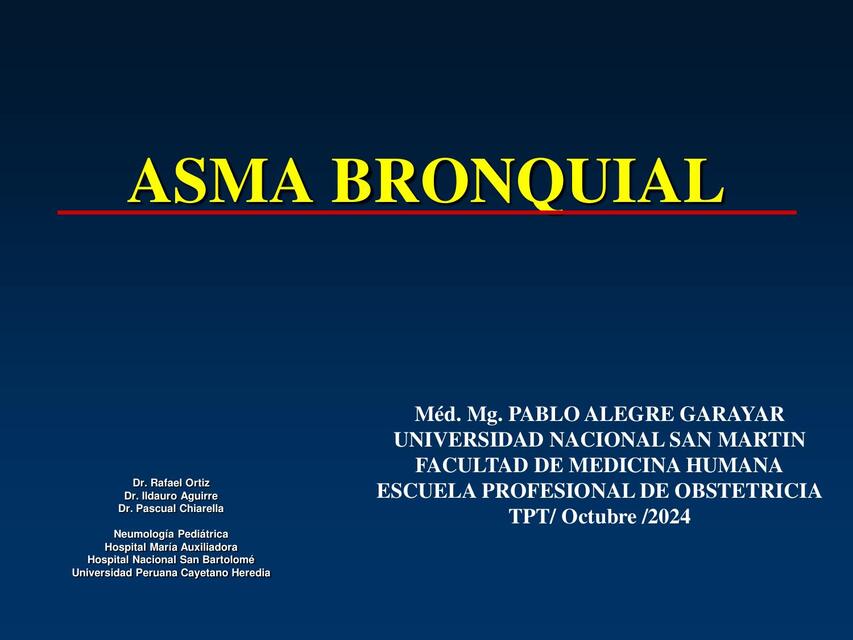 ASMA BRONQUIAL