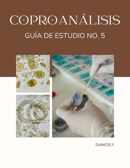 GUÍA DE ESTUDIO COPROANALISIS