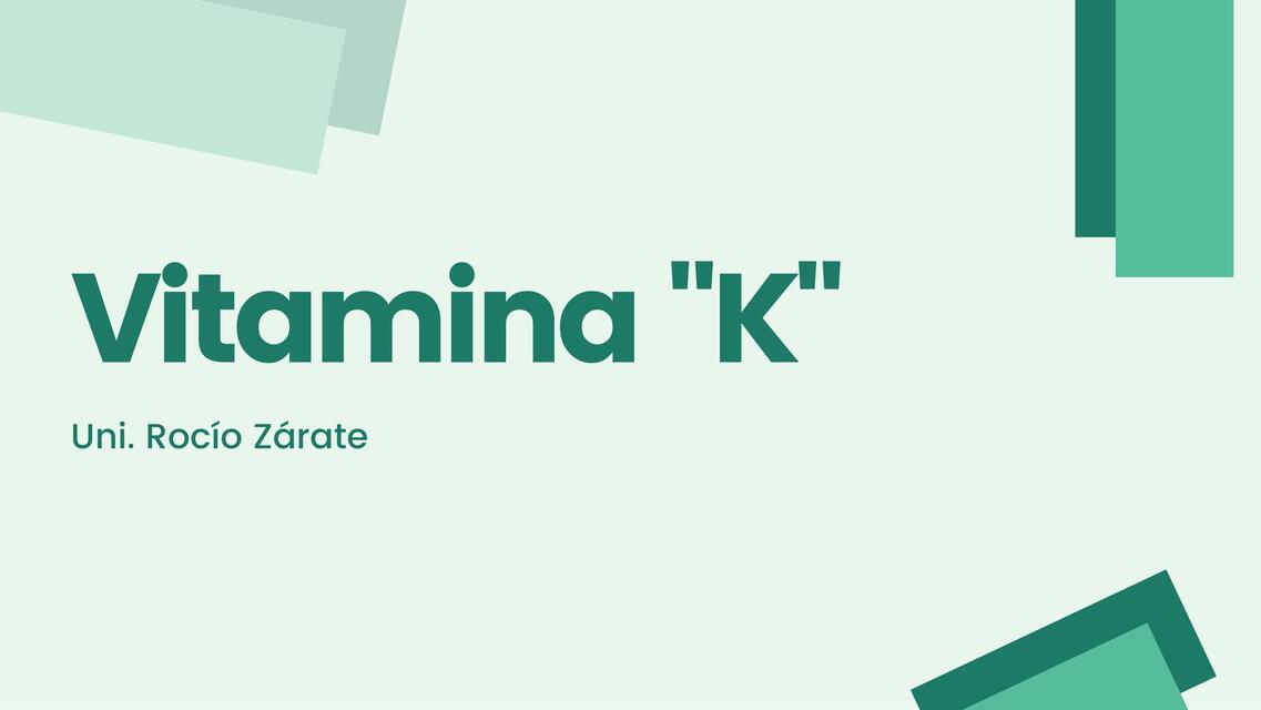 Vitamina K