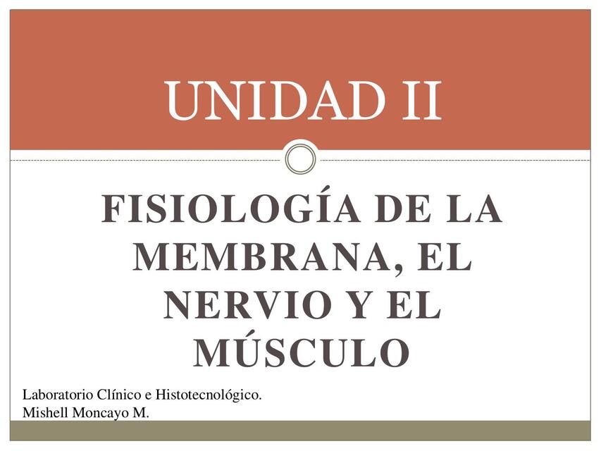 UNIDAD 2 Fisiologia