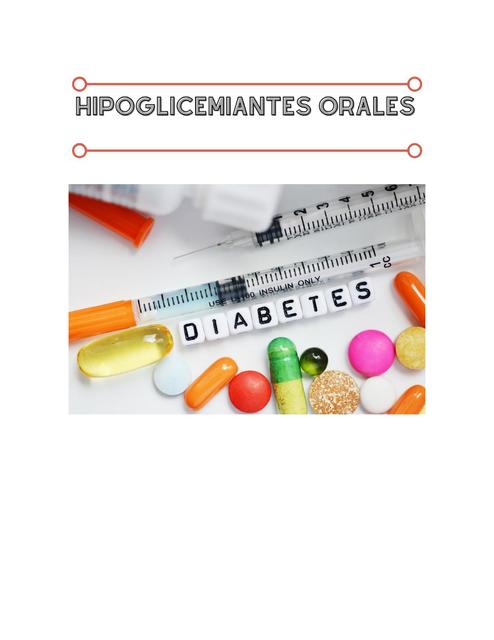 Hipoglucemiantes orales