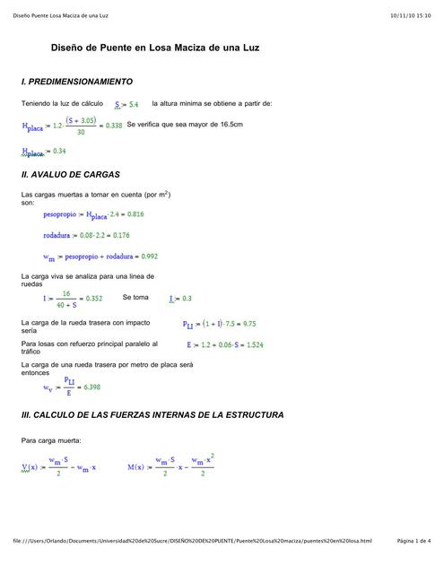 DISENO PUENTE LOSA MATHCAD