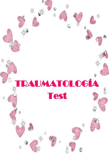 Cuestionario de Traumatología