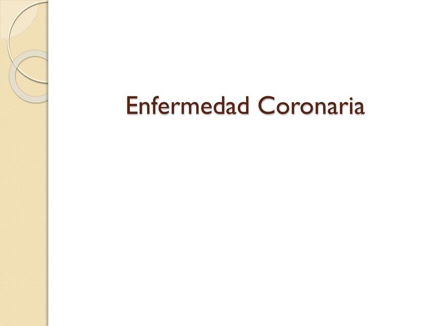 Enfermedad de arterias coronarias