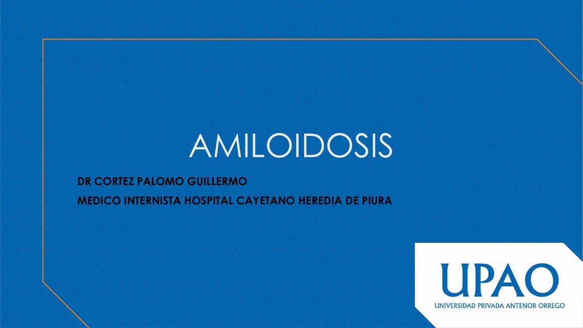 amiloidosis